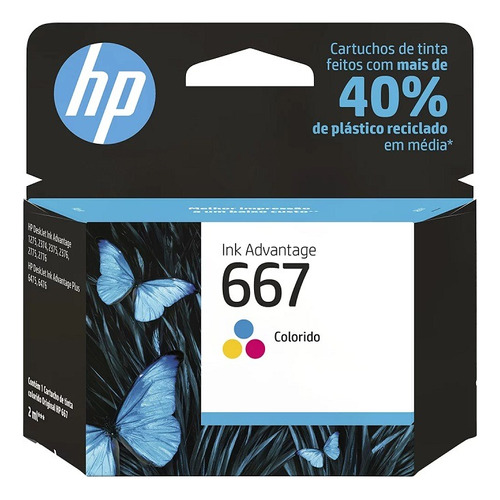 Cartucho Hp 667 3ym78ab