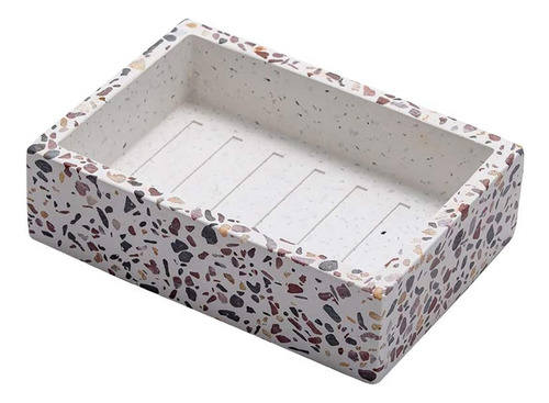 Saboneteira Moderna Terrazzo, Caixa De Suporte De Barra De S