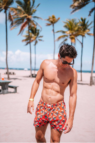 Imagen 5 de 6 de Traje De Baño Hombre Tucan Pecora Short Malla