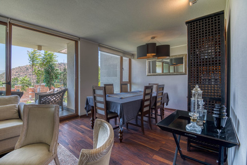 Gran Departamento Con Jardin /vista Privilegiada/ Las Condes
