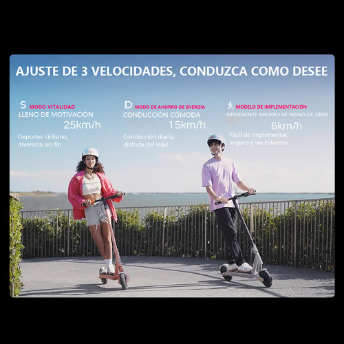 Scooter De Aleación Yadea Motor 600w 25km/h Autonomía 30km Blanco