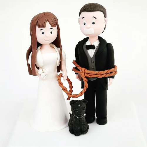 Adorno Para Torta Casamiento. Boda. Novios Personalizados.