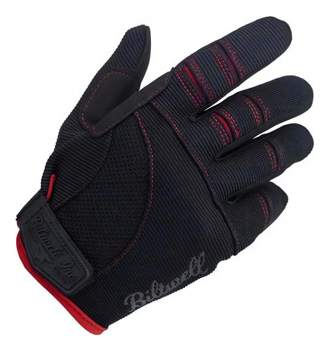 Guantes Cafe Racer Biltwell Moto Avant Motos Color Rojo Talle S