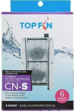 Top Fin Cn-s Corner Filter Cartridges (6 Month Supply