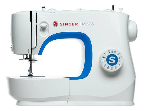 Máquina de costura de trabalho contínuo Singer S-m3205 23op Sensation Color Blue
