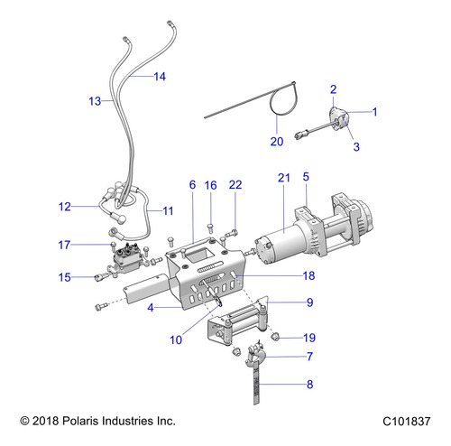 Polaris Contactor Atv Cantidad 1