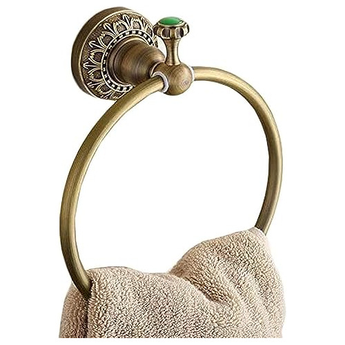 Wall Mounted Towel Ring/towel Holder, Solid Brass Const...