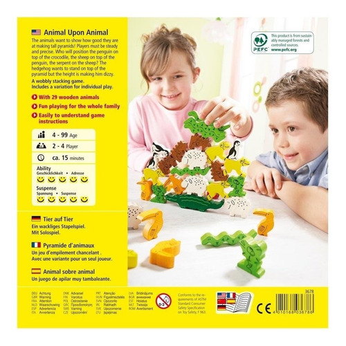 Imagen 2 de 2 de Animal Upon Animal + Envio Gratis!!! Juegos Para Niños