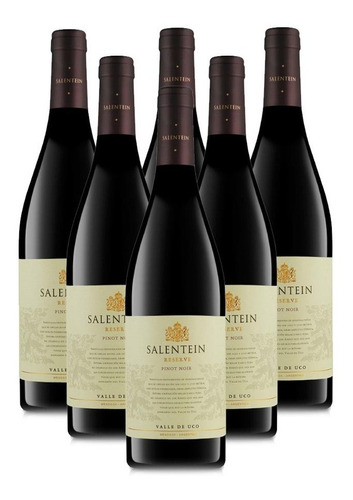 Caja X6 Botellas Salentein Reserva Pinot Noir - Vino Mendoza