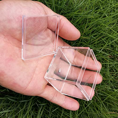 Caja De Cubo Transparente Para Almacenamiento De Cuentas Y J