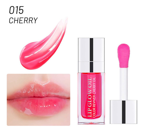 3 Lip Glow Oil Para Labios Secos, Hidratante, No Pegajoso,