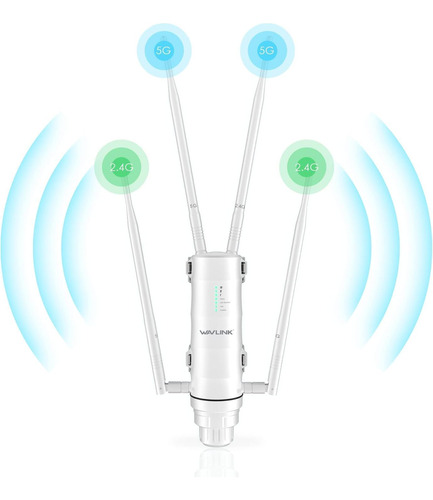 Extensor Wifi Exterior Dual Banda Wavlink Ac1200 Repetidor