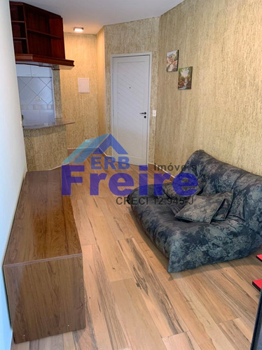 Imagem 4 de 14 de Apto 1 Dorm. 1 Vaga Mobiliado Jardim Do Mar/sbc 1074