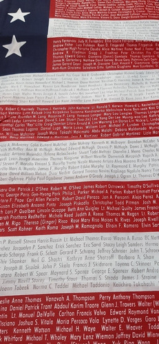 Bandera World Trade Center Original 2002. Torres Gemelas Usa