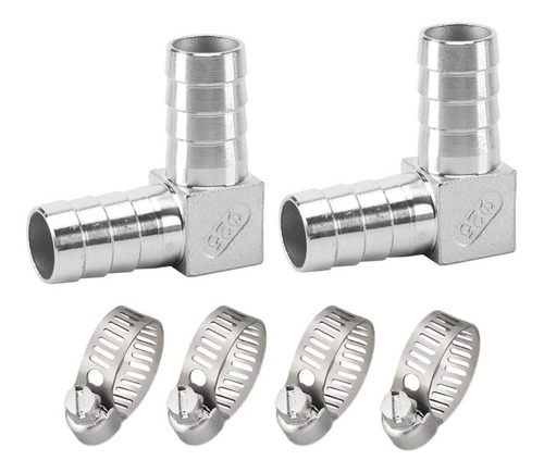 Pysrych Manguera Acero Inoxidable 90 Grado Codo 5 8 X Forma