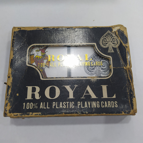 Antiguo Par De Mazos De Póker Royal Completos 108 Naipes