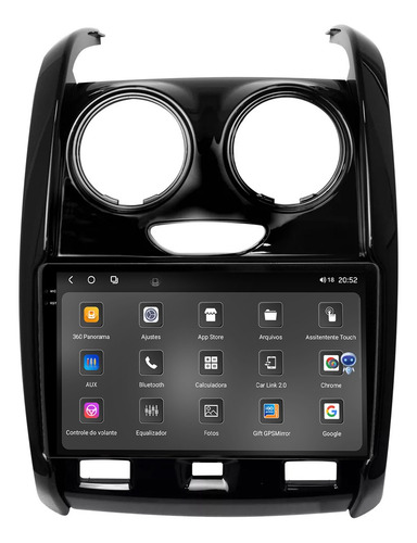 Multimidia Duster 15/19 9p Octacore Carplay 8gb 256gb Tpros