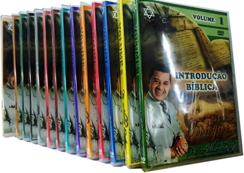 1 Kit  Dvd Curso De Teologia 14 Volumes Pr Abilio Santana