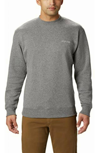 Columbia Hart Mountain Ii Crew Para Hombre, Color Carbón