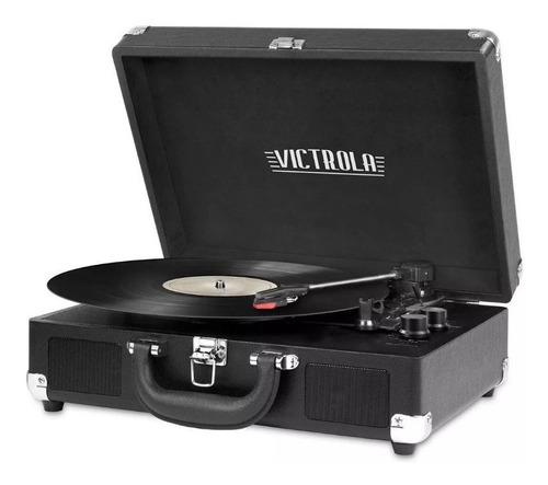 Tocadiscos Vintage Victrola Portatil Bluetooth Vsc-550bt Neg