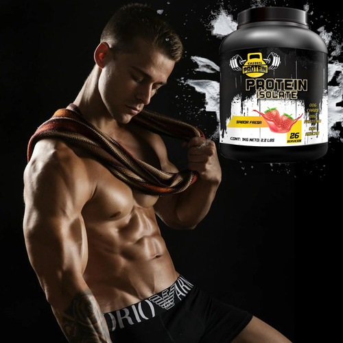 Proteína Whey Isolate Guns Suplements 1kg 26 Servicios Fresa