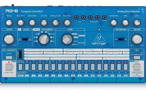 Behringer Rd-6-bb Maquina Bateria Analogica Color Azul