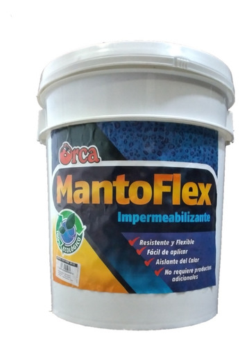 Manto Flex Rojo Cuñete 5 Galón