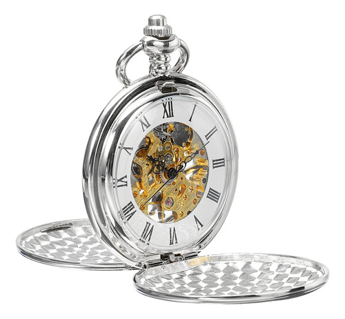 Shoppewatch Reloj De Bolsillo Para Hombre Con Cadena, Reloj