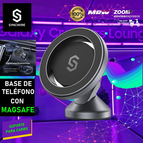 Syncwire Base De Carro 360° Para Teléfono Magnética Magsafe 