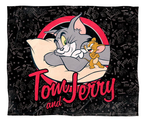 Intimo Tom Y Jerry, Manta Clásica De Dibujos Animados De Tac