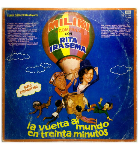 Vinilo Miliki Y Compañia Con Rita Irasema La Vuelta Al Mundo