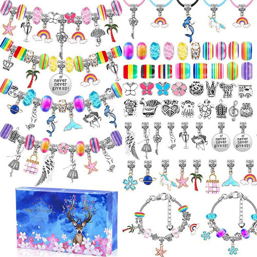 Set Para Hacer Pulseras, Collares, Joyas, Regalos Para Niñas