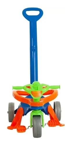 Triciclo Infantil Mototico - Passeio e Pedal Azul - Bandeirante