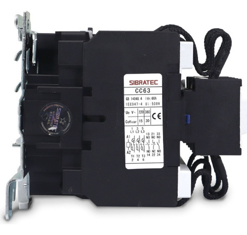 Contator Cc63 Para Capacitor 30kvar Em 380v Bobina 220vca