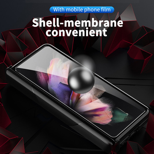 Funda Transparente Para Teléfono Samsung Galaxy Z Fold 3 Y 4 Color Plateado For Galaxy Z Fold 3