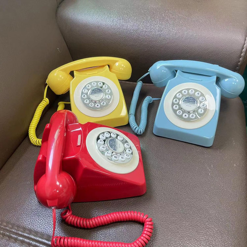 Teléfono Retro Con Cable, Teléfono/lan Clásico De Los 80 Tep