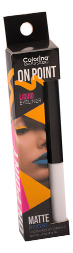 Delineador Líquido De Ojos Colorina 3.5gr Acabado Mate Color Blanco