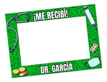 Comprar Imprimible Marco Cartel Fotos Recibida | Personalizado