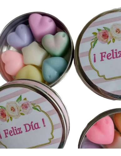 Latas Persoanlizadas X 10 Souvenir Con Jabones