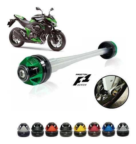 Slider Roda Dianteira F1 Procton Racing Kawasaki Z800 Z 800