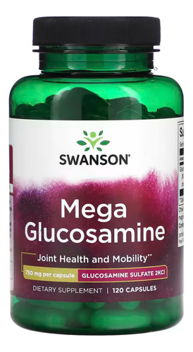 Mega Glucosamina Swanson 750 Mg 120 Caps Salud Articular