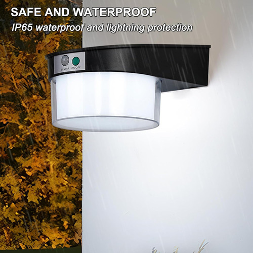 Luces Solares Impermeables Led 3 Modos Con Sensor