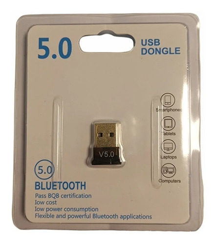 Adaptador Bluetooth Dongle Usb 5.0 Para Pc Impresora Febo