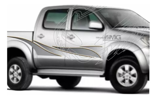 Calco Decoracion Toyota Hilux Srv Sr 2009-2015