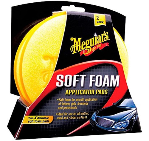 Meguiars X3070 Soft Foam 4 Aplicador Pads Pack De 2