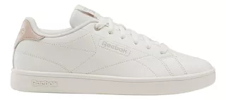 Tenis Reebok Court Clean Blanco Con Rosa Mujer