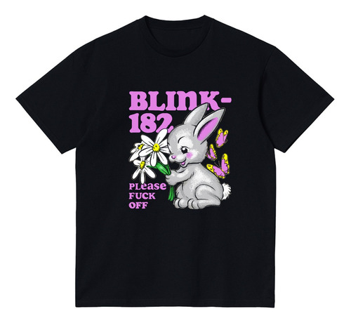 Remera Algodon Sin Género - Blink 182 Please Fuck Off