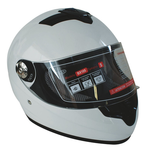 Casco Bex Casco Full Face Bx105 Talla M White Ceritificacion