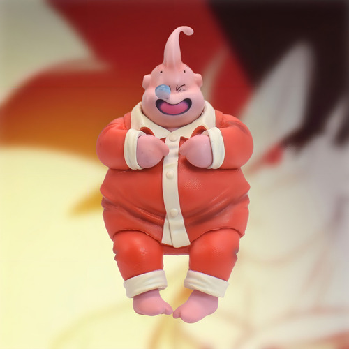 Figura de acción Dragon Ball Majin Boo Puff Sofá Sleep Go Series