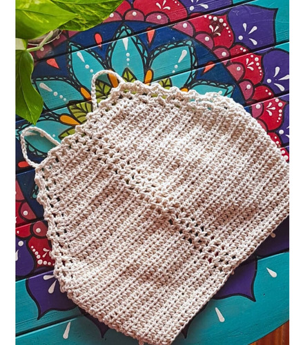 Top Crochet Hilo Tejidos